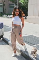PRIYANKA CHOPRA Out with Her Dog in New York 07/14/2018