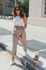 PRIYANKA CHOPRA Out with Her Dog in New York 07/14/2018