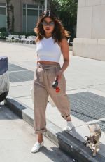 PRIYANKA CHOPRA Out with Her Dog in New York 07/14/2018