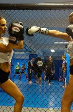 RACHAEL RHODES, CHANTELLE CONNELLY, IMOGEN TOWNLEY and JESS IMPIAZZI Boxing in Birmingham 07/12/2018