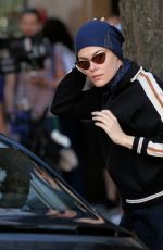 RACHAEL TAYLOR on the Set of Jessica Jones in New York 07/09/2018