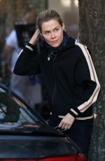 RACHAEL TAYLOR on the Set of Jessica Jones in New York 07/09/2018