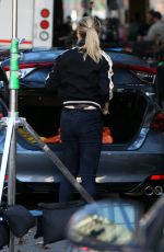 RACHAEL TAYLOR on the Set of Jessica Jones in New York 07/09/2018