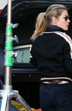 RACHAEL TAYLOR on the Set of Jessica Jones in New York 07/09/2018