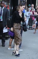 RACHEL BILSON Leave Good Morning America in New York 07/02/2018