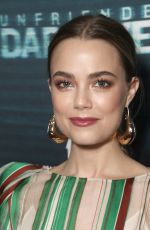 REBECCA RITTENHOUSE at Unfriended Dark Web Premiere in Los Angeles 04/17/2018