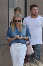 REESE WITHERSPOON and Ryan Philippe with Their Son Out in Los Angeles 07/19/2018