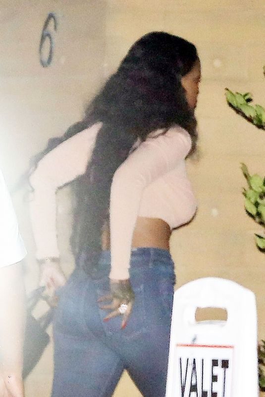 RIHANNA at Nobu in Malibu 07/11/2018
