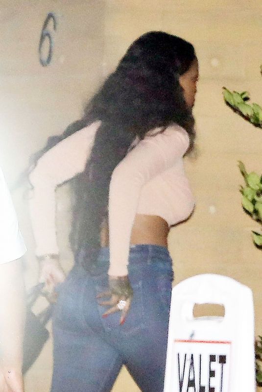 RIHANNA at Nobu in Malibu 07/11/2018