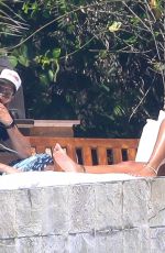 RIHANNA in Bikini and Hassan Jameel on Vacation in Mexico 07/07/2018