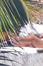 RIHANNA in Bikini and Hassan Jameel on Vacation in Mexico 07/07/2018