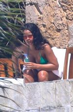 RIHANNA in Bikini and Hassan Jameel on Vacation in Mexico 07/07/2018