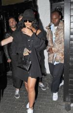 RIHANNA Leaves Scotch of St. James Night Club in London 06/29/2018