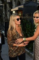 RITA ORA and LOTTIE MOSS Leaves Annabelle