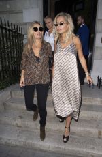 RITA ORA and LOTTIE MOSS Leaves Annabelle