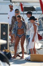 RITA ORA in Bikini at a Boat in Barcelona 07/19/2018