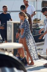 RITA ORA in Bikini at a Boat in Barcelona 07/19/2018