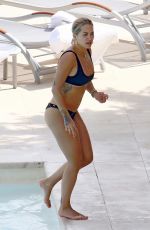 RITA ORA in Bikini at a Pool in French Riviera 07/02/2018