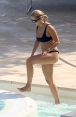 RITA ORA in Bikini at a Pool in French Riviera 07/02/2018