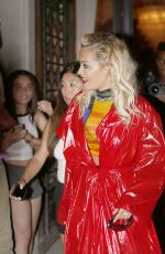 RITA ORA Leaves Her Hotel in Barcelona 07/21/2018