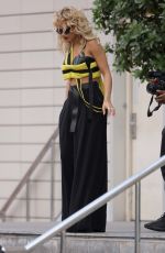 RITA ORA Leaves Her Hotel in Manchester 07/15/2018