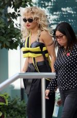 RITA ORA Leaves Her Hotel in Manchester 07/15/2018
