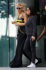 RITA ORA Leaves Her Hotel in Manchester 07/15/2018