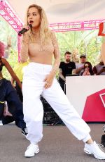 RITA ORA Performs at Flamingo Go Pool in Las Vegas 07/13/2018
