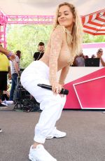 RITA ORA Performs at Flamingo Go Pool in Las Vegas 07/13/2018