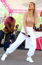 RITA ORA Performs at Flamingo Go Pool in Las Vegas 07/13/2018