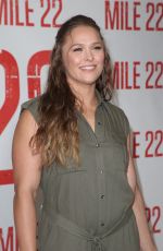 RONDA ROUSEY at Mile 22 Photocall in Los Angeles 07/28/2018