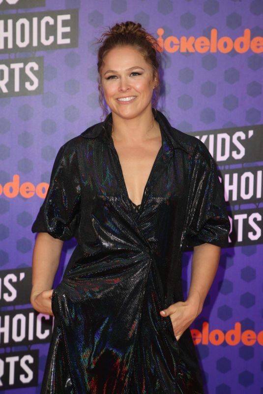 RONDA ROUSEY at Nickelodeon’s 2018 Kids Choice Sports Awards in Santa Monica 07/19/2018