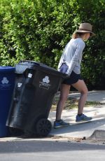 ROSE BYRNE at a Trash Bins in Los Angeles 07/12/2018