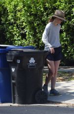 ROSE BYRNE at a Trash Bins in Los Angeles 07/12/2018