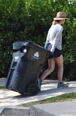 ROSE BYRNE at a Trash Bins in Los Angeles 07/12/2018