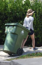ROSE BYRNE at a Trash Bins in Los Angeles 07/12/2018