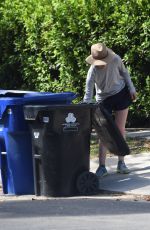ROSE BYRNE at a Trash Bins in Los Angeles 07/12/2018