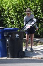ROSE BYRNE at a Trash Bins in Los Angeles 07/12/2018