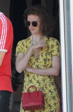 ROSE LESLIE Out and About in London 07/02/2018