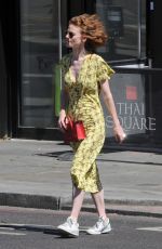 ROSE LESLIE Out and About in London 07/02/2018