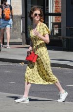 ROSE LESLIE Out and About in London 07/02/2018