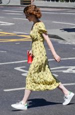 ROSE LESLIE Out and About in London 07/02/2018