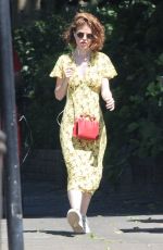 ROSE LESLIE Out and About in London 07/02/2018
