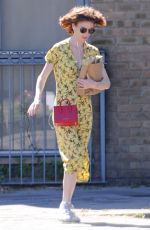 ROSE LESLIE Out and About in London 07/02/2018