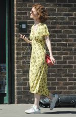 ROSE LESLIE Out and About in London 07/02/2018