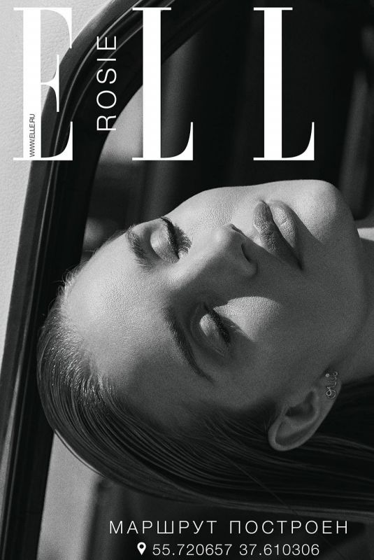 ROSIE HUNTINGTON-WHITELEY in Elle Magazine, Russia August 2018
