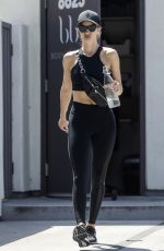 ROSIE HUNTINGTON-WHITELEY Leaves a Gym in Los Angeles 07/26/2018