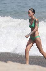 RUBY ROSE in Bikini at a Beach in Malibu 07/11/2018