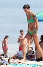 RUBY ROSE in Bikini at a Beach in Malibu 07/11/2018