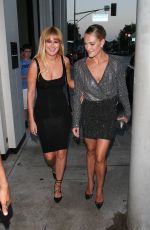 RUMER WILLIS and PETA MURGATROYD at Catch LA in West Hollywood 07/26/2018